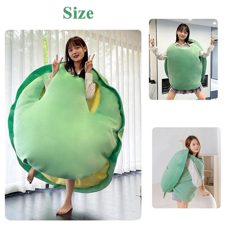 Wearable Turtle Shell Plush Pillow